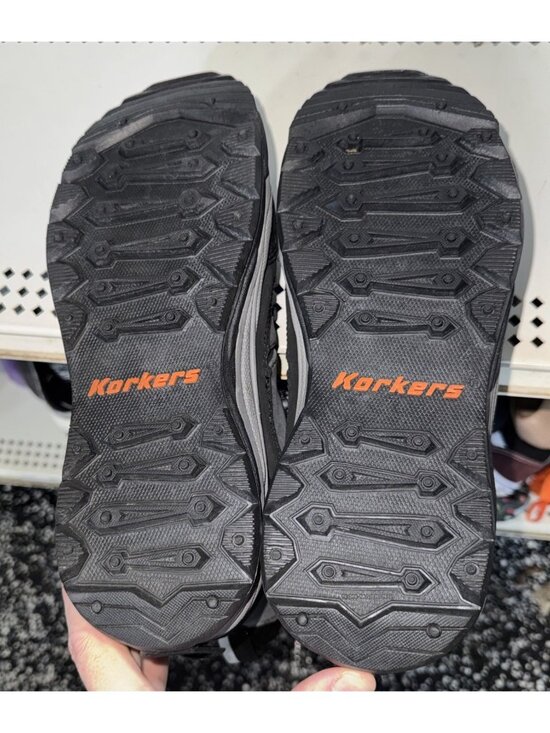 Korkers SnowJack Mens Leather Insulated WP Winter Snow Boots Size 9 Gray Black main image 9